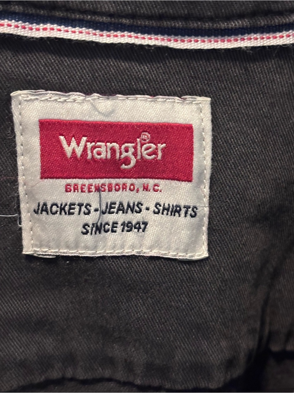 Wrangler Black Western Snap-Front Shirt Jacket - Picture 4 of 6